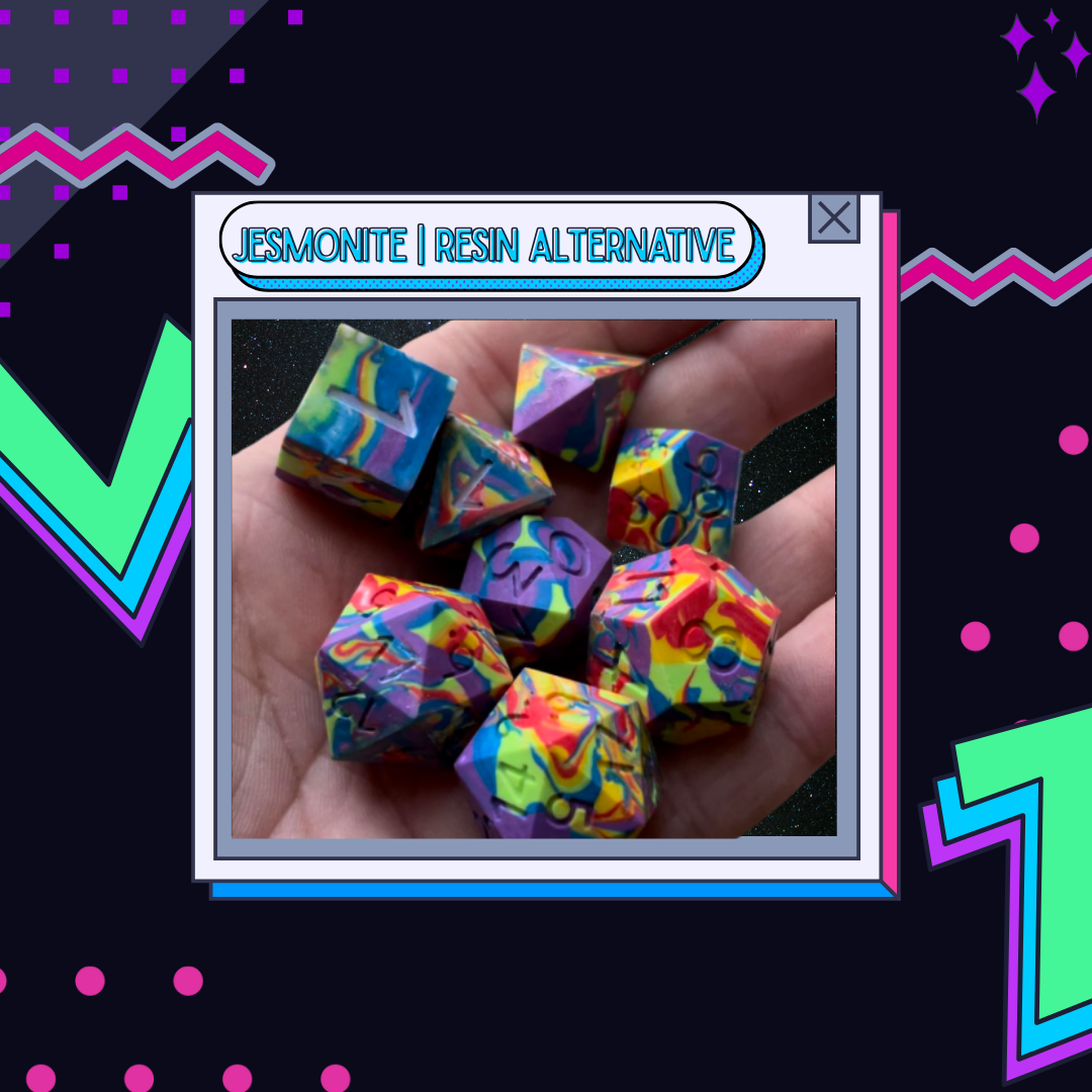 Alternative to Resin for Dice Making | Jesmonite: My New Eco-Friendly Obsession