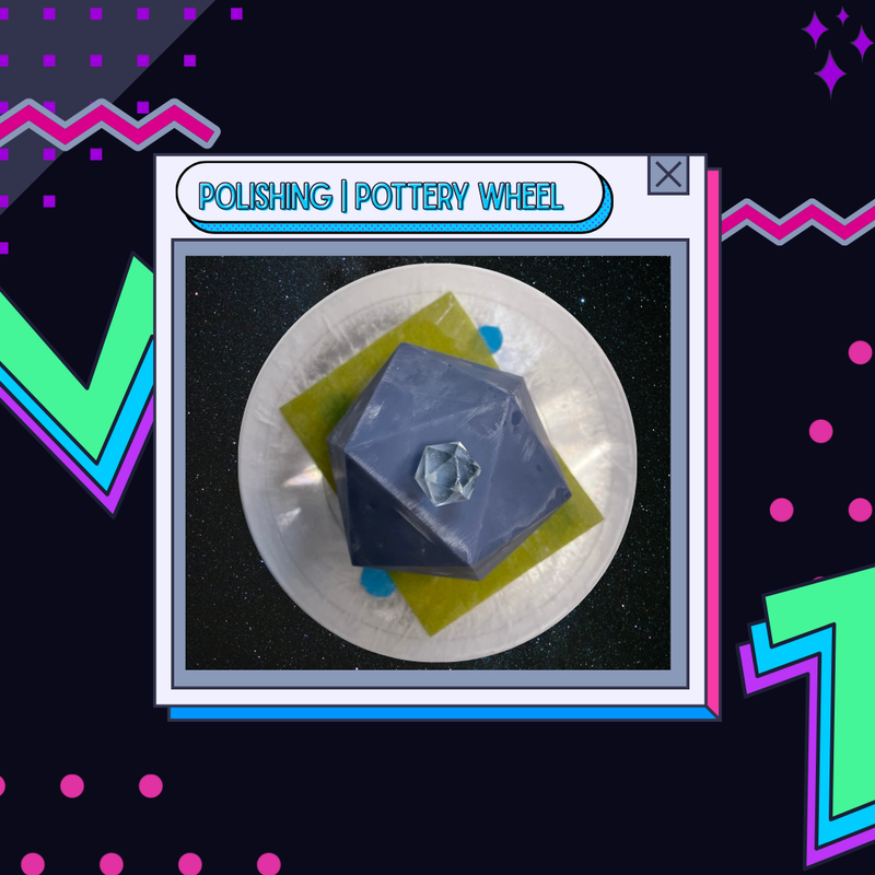 Polishing Cast Dice with a Pottery Wheel: A Quick Start Guide