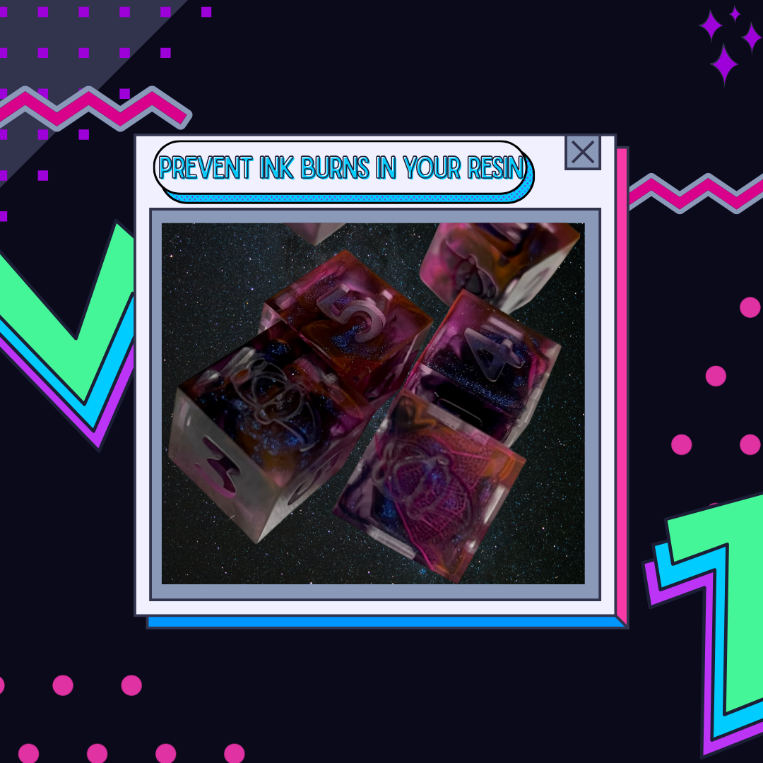Red Alert: How to Prevent Ink Burns in Your Resin Projects