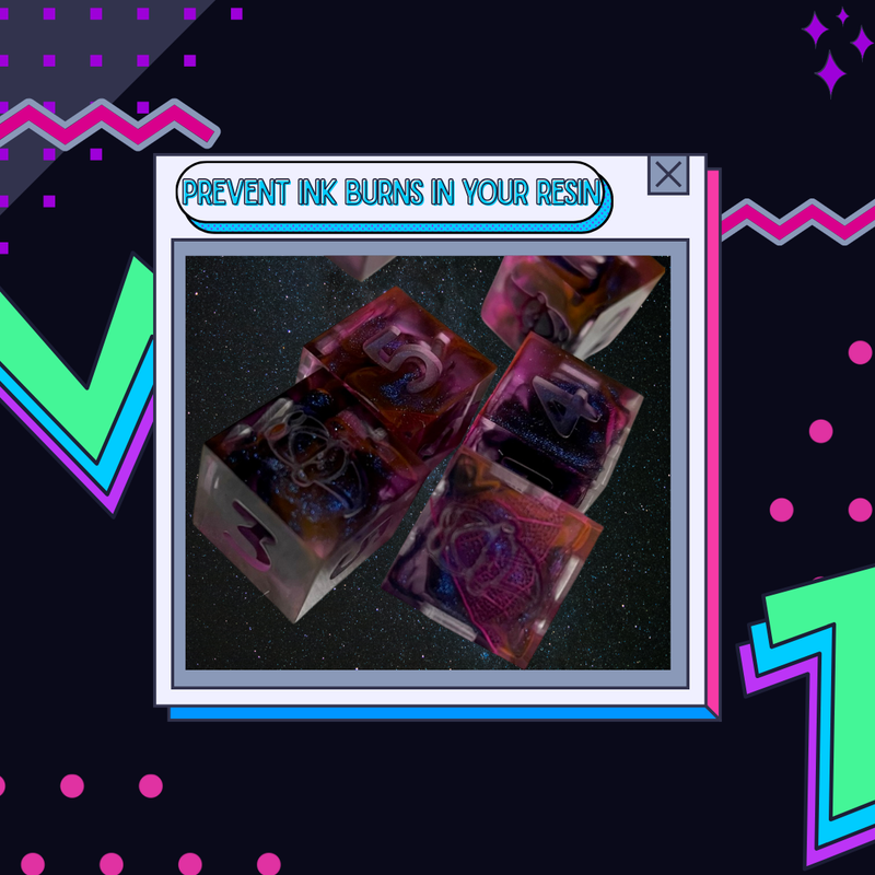 Red Alert: How to Prevent Ink Burns in Your Resin Projects