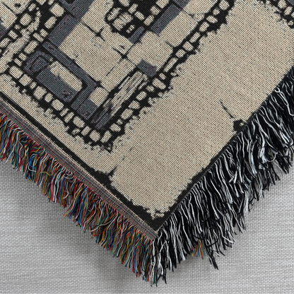 Dungeon Crawl Map | Woven Blanket Tapestry