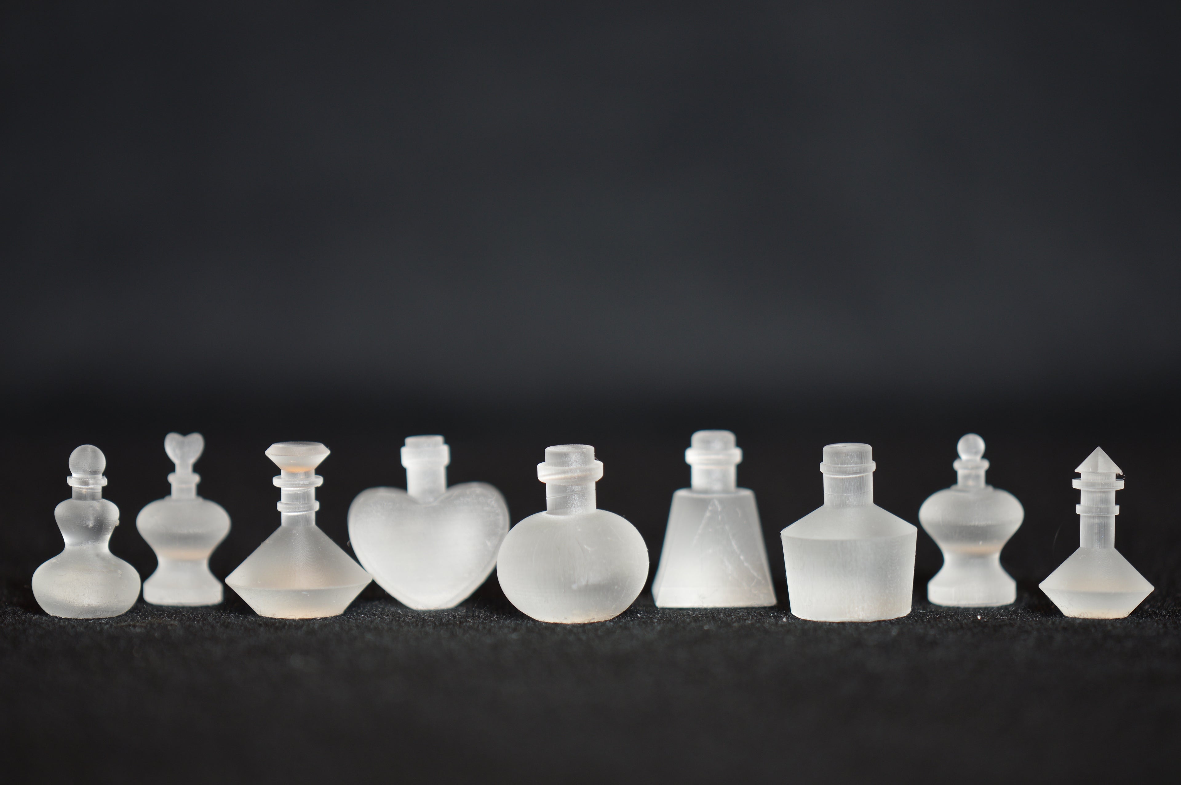 3D printed potion inclusions sized for standard sized dice