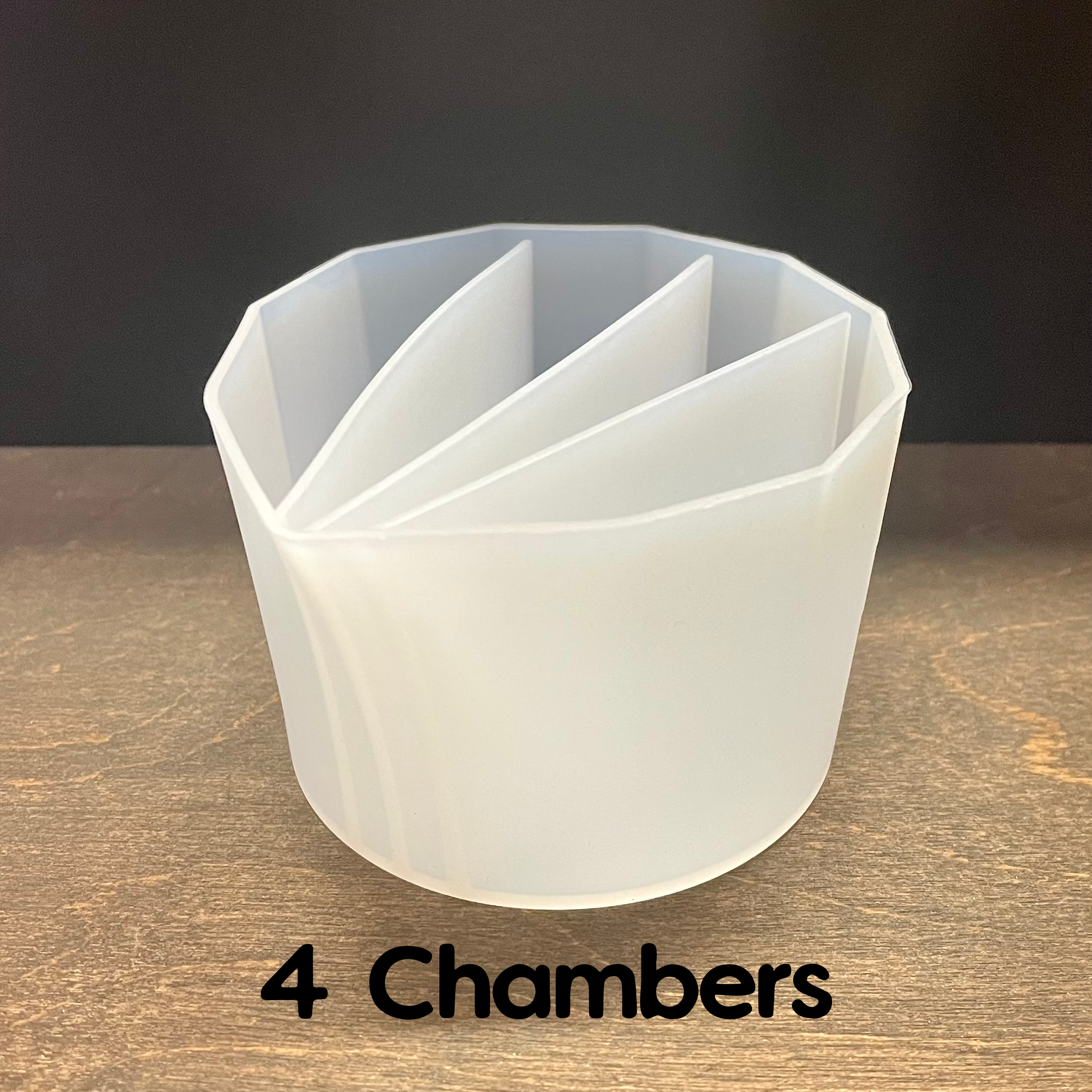 4 chamber split pour cup