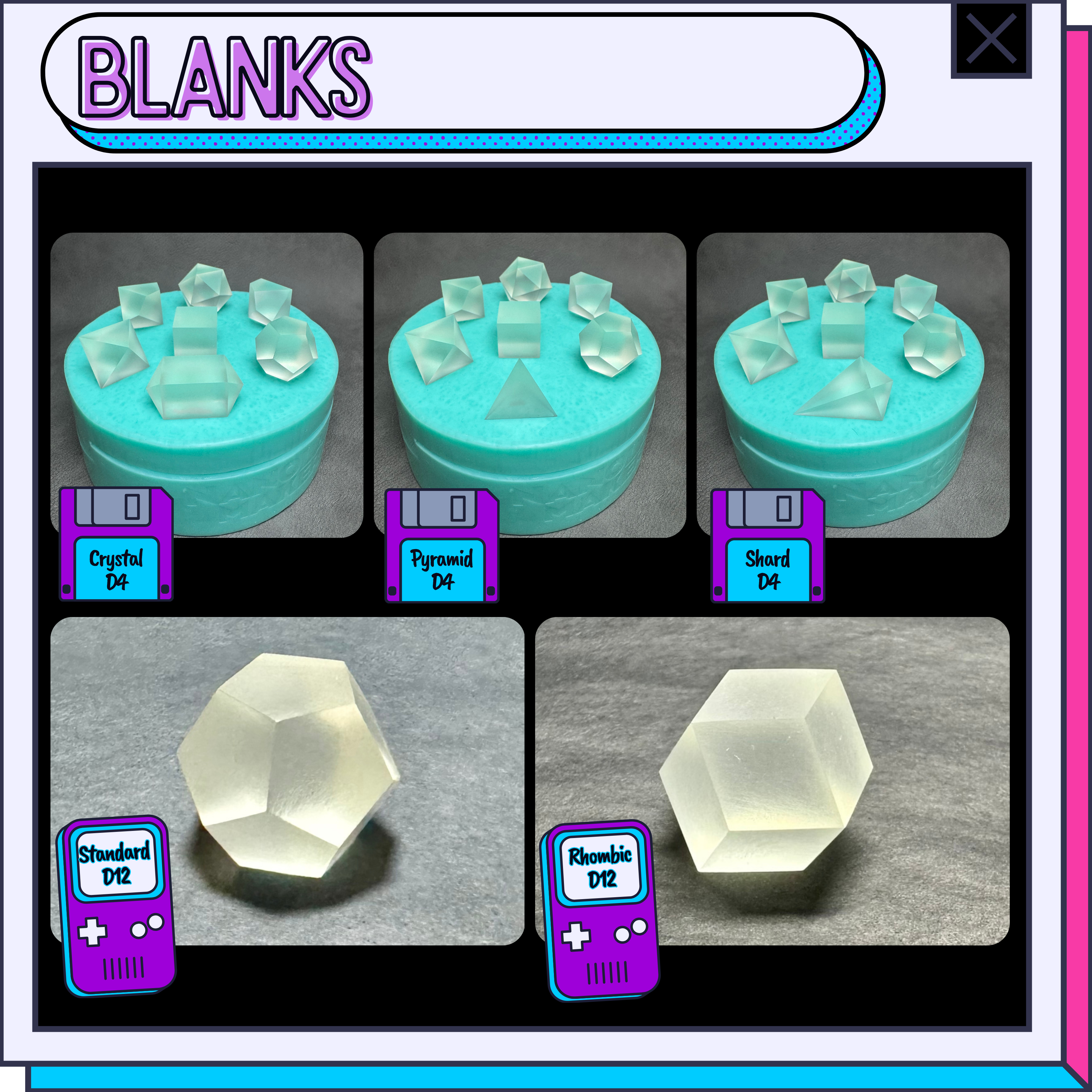 Polyhedral Dice Mold