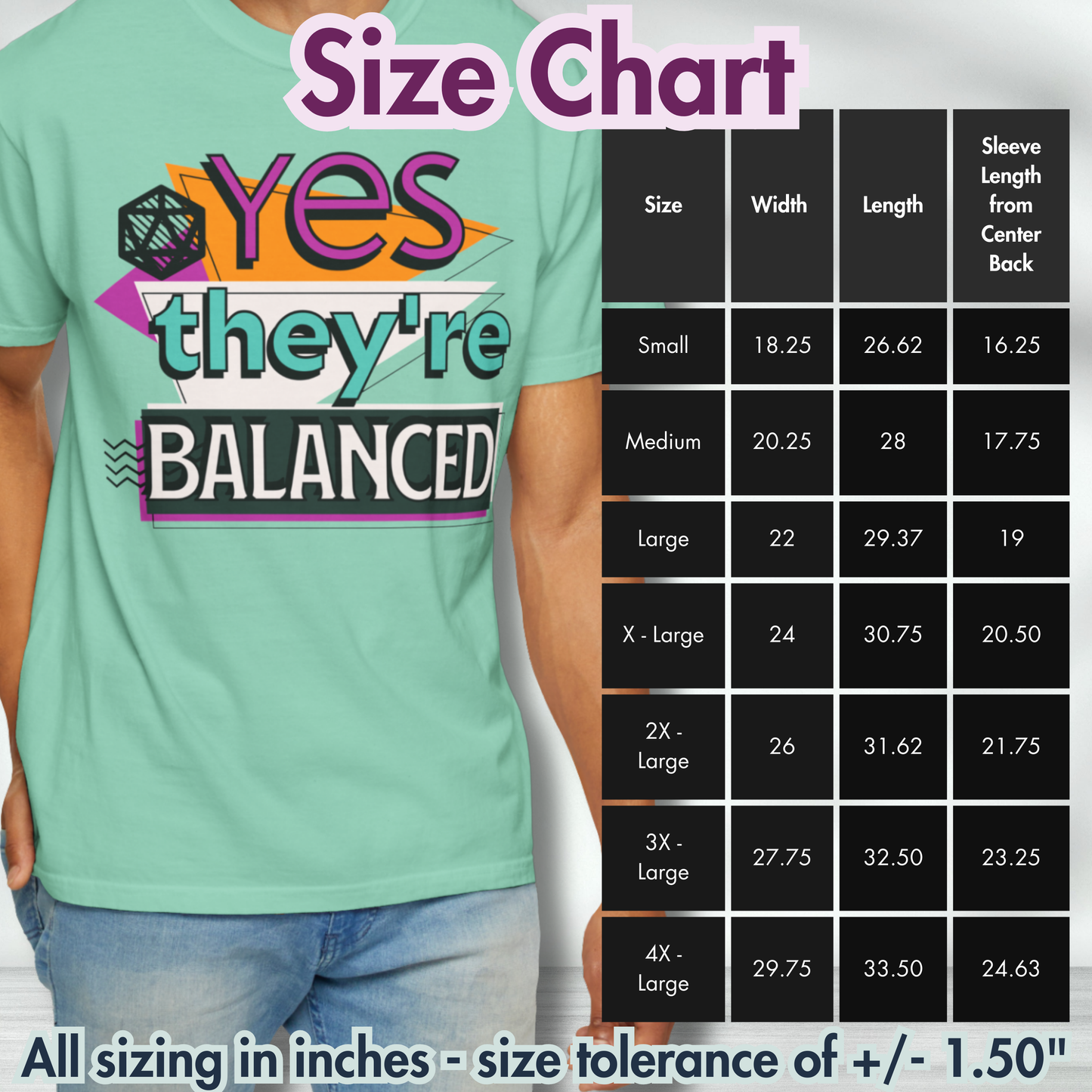 Yes - They're Balanced | Comfort Colors T-Shirt