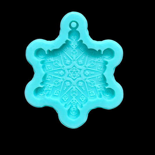 Dice Snowflake Ornament Mold