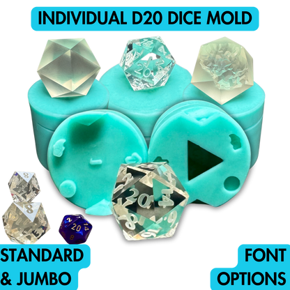 D20 Dice Mold | Standard & Jumbo