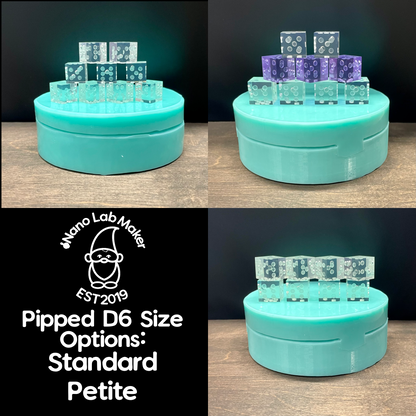 Pipped D6 Dice Mold