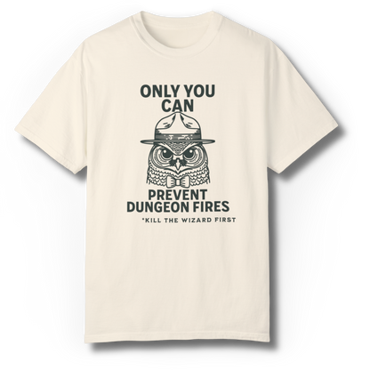 Only You Can Prevent Dungeon Fires | Comfort Colors T-Shirt