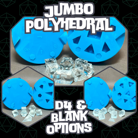 Jumbo Polyhedral Dice Mold