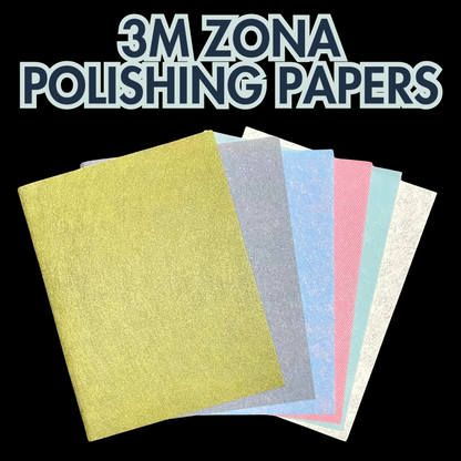 Dice Making Supplies | 3M Zona Polishing Papers