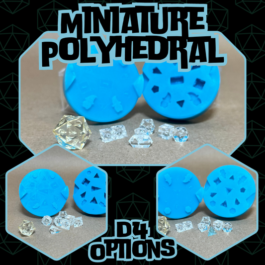 Miniature Polyhedral Dice Mold