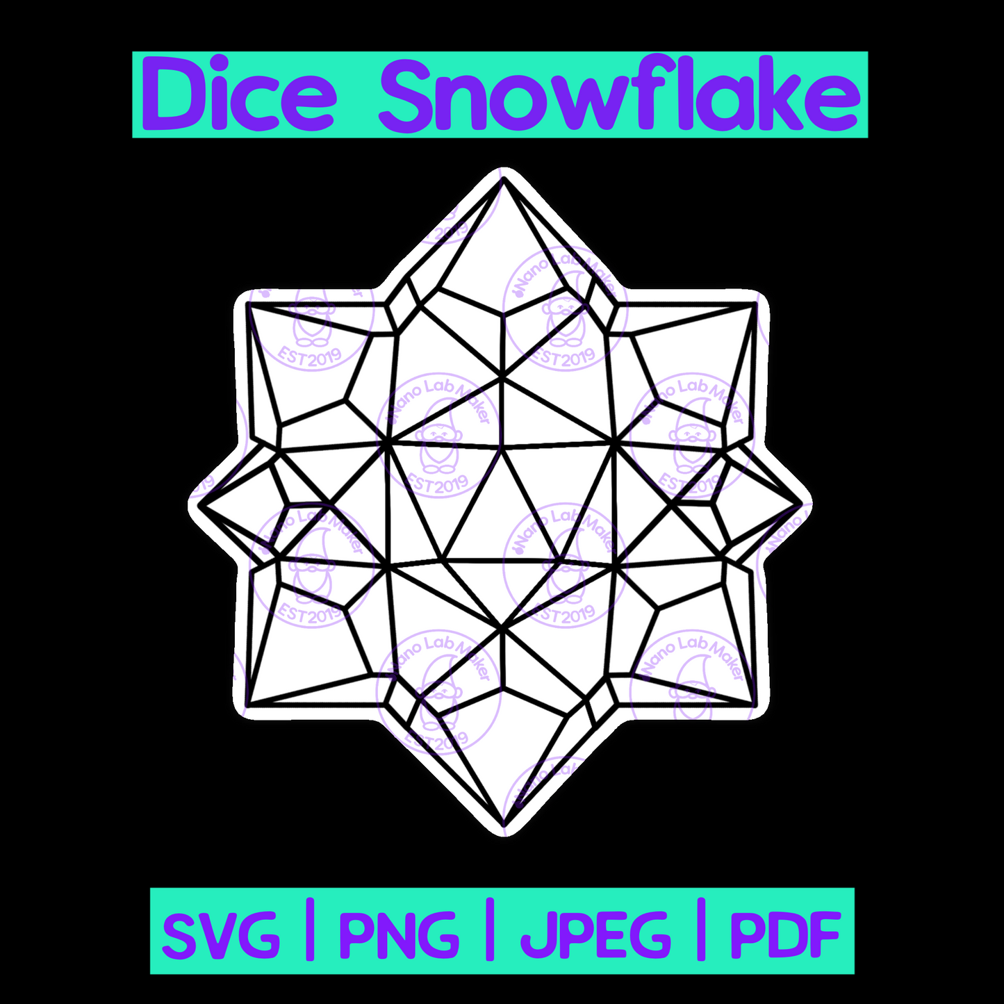 Dice Snowflake